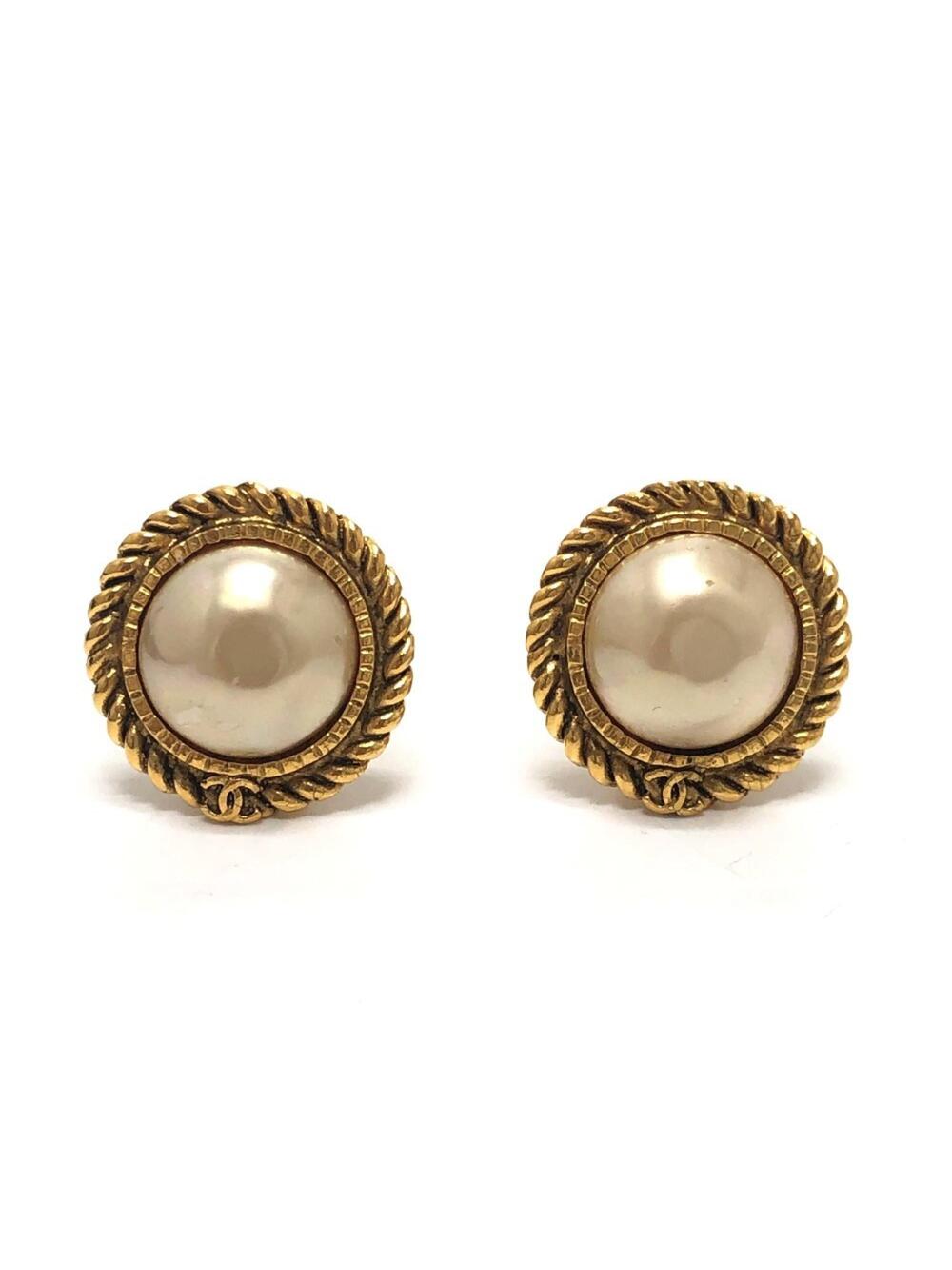Chanel Cc Logo Clip-On Earrings Gold- #343241C49B